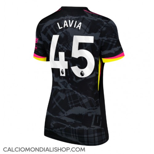 Maglie da calcio Chelsea Romeo Lavia #45 Terza Maglia Femminile 2024-25 Manica Corta